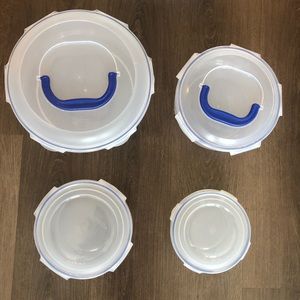 Lock & Lock 4 Piece Round Container Set